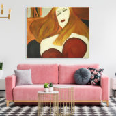 待機中 キャンバスプリント (インサイチュ (リビング))