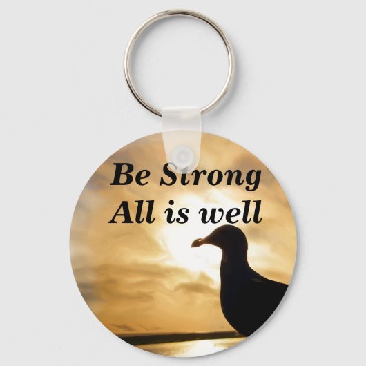 待機中_ キーホルダー (正面)