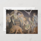 待機中 ポストカード (正面/裏面)