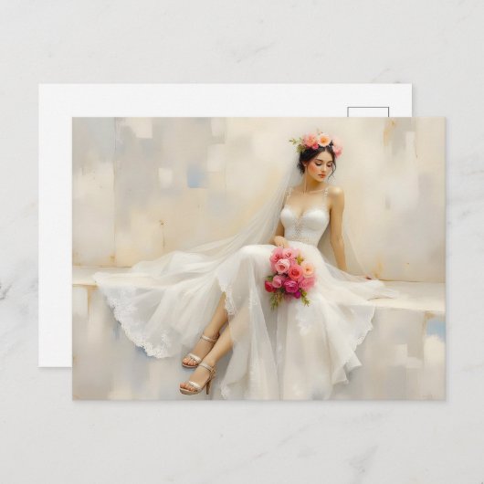 待機中 ポストカード (正面/裏面)