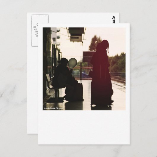 待機中 ポストカード (正面/裏面)