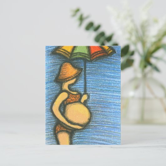 待機中_1 ポストカード (スタンド正面)