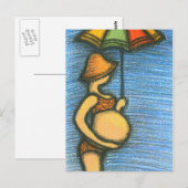 待機中_1 ポストカード (正面/裏面)