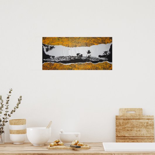 待機 ポスター (キッチン)