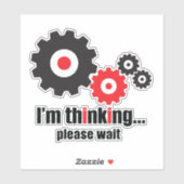 待考えるってくれ シール (シート)