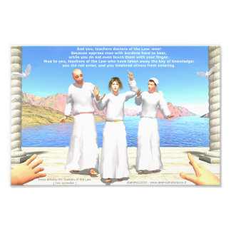 律法の医者先生の中のイエス フォトプリント           