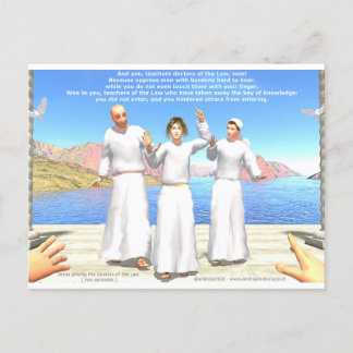 律法の医者先生の中のイエス ポストカード