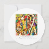 律法を喜ぶ (角型) 招待状 (裏面)