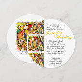 律法を喜ぶ (角型) 招待状 (正面/裏面)