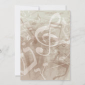 律詩の調べ バー バット ミツバの招待状 招待状 (裏面)