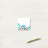 後それノートサッカー ポストイット (デスク上)