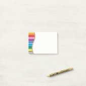 後それノート色の鉛筆 ポストイット (デスク上)