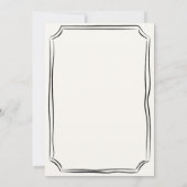 後でアリゲーター、パーティーの招待状 招待状 (裏面)