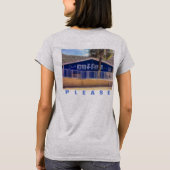 後でコーヒーを飲む Tシャツ (裏面)