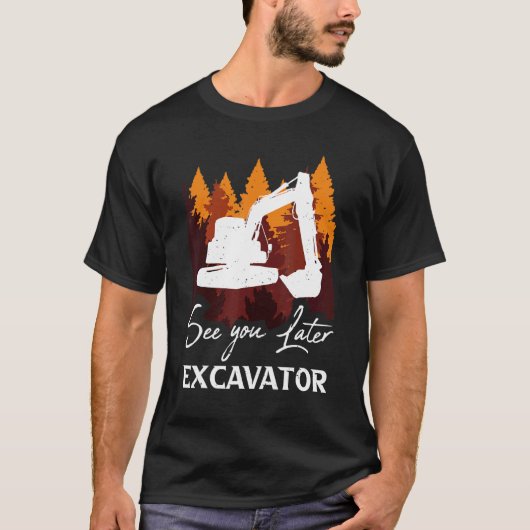 後でショベルを参照 Tシャツ (正面)