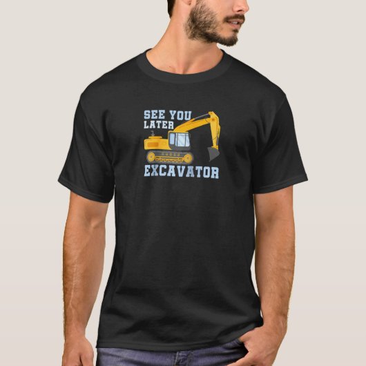 後でショベルラグランを参照 Tシャツ (正面)