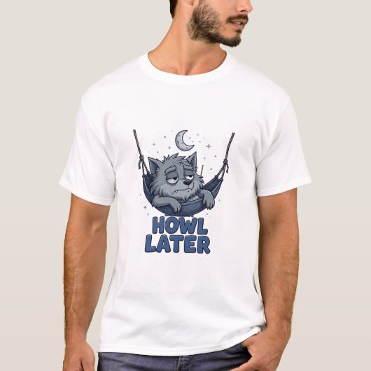 後で吠えるぞ Tシャツ (正面)