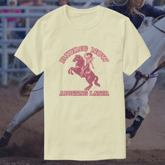 後で大人になった乗馬 | ヴィンテージおもしろい馬 Tシャツ