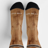 後で木のトーン素朴タンと茶色に修正 ソックス (上部)