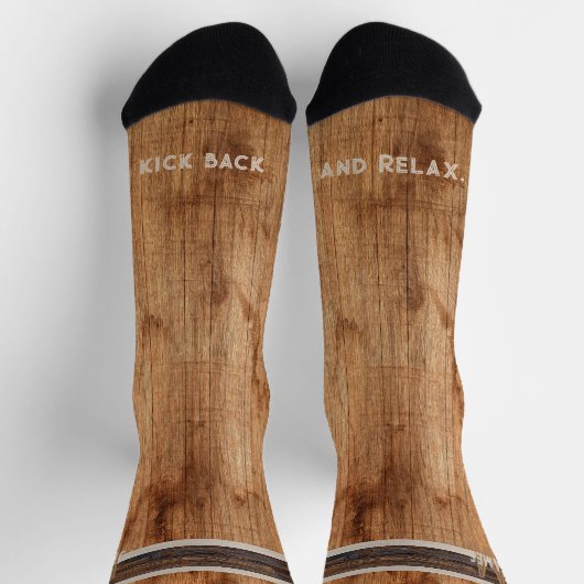 後で木のトーン素朴タンと茶色に修正 ソックス (上部)