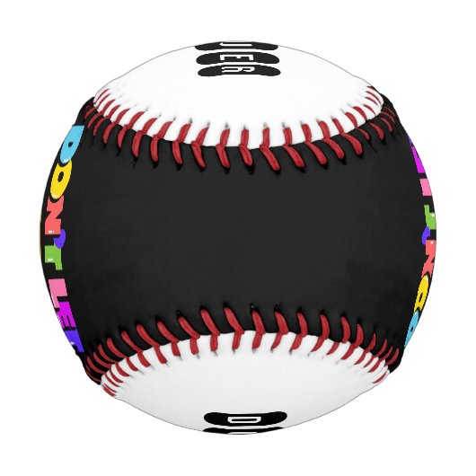後で決して引用文にしないやる気を起こさせる 野球ボール (正面)