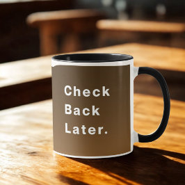 後で確認 | コーヒー好きのマグカップ マグカップ