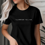 後で考え過ぎるぞTee，ミニマルカスタムリスト Tシャツ<br><div class="desc">この後のTシャツを考え過ぎよう。内向的な人に素晴らしい贈り物をする。</div>