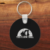 後で表示する掘削機建築作業者ギフト キーホルダー (正面)