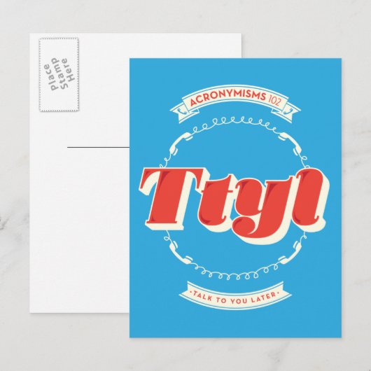 後で話す ポストカード (正面/裏面)