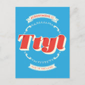 後で話す ポストカード (正面)