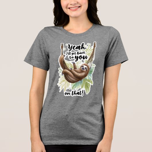 後で連絡するね トライブレンドTシャツ (正面)