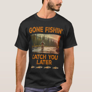 後で釣りに行く Tシャツ