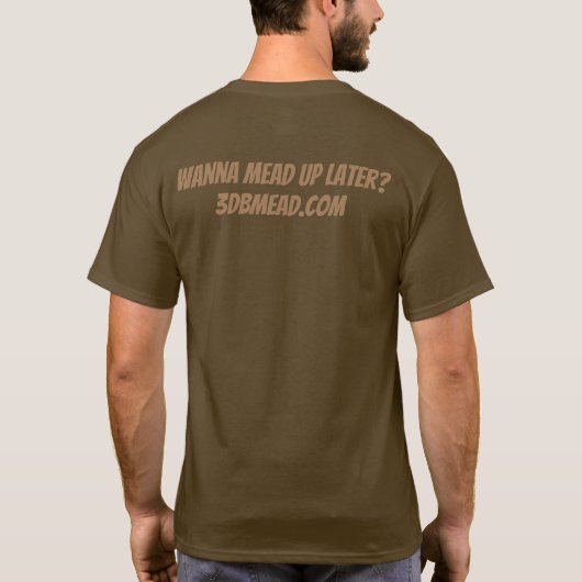 後で電話したい Tシャツ (裏面)