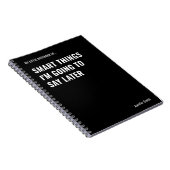 後で頭が切れる言うことについて ノートブック (右側)