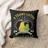 後で4年まだ素晴らしいナシのワイシャツでした クッション (ブランケット)