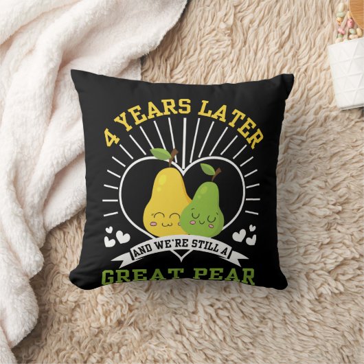 後で4年まだ素晴らしいナシのワイシャツでした クッション (ブランケット)