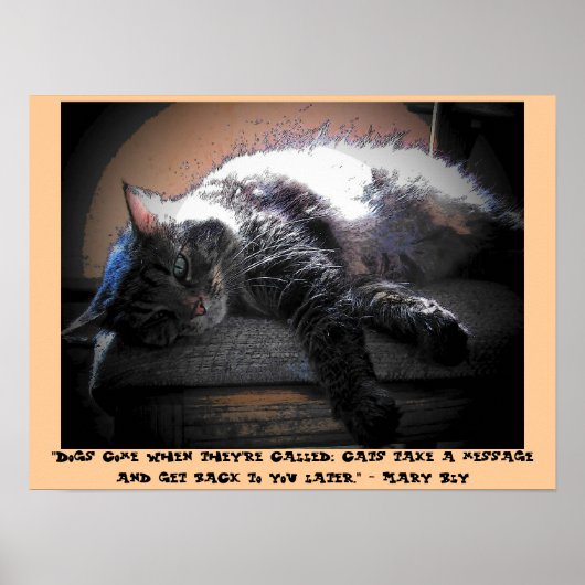 後でMary Bly引用文で話す ポスター (正面)