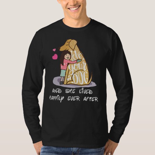 後にゴールデンレトリバー Tシャツ (正面)