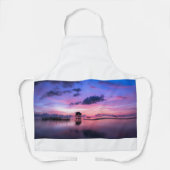 後に平和なラグーンのイメージを持つエプロン エプロン (正面)