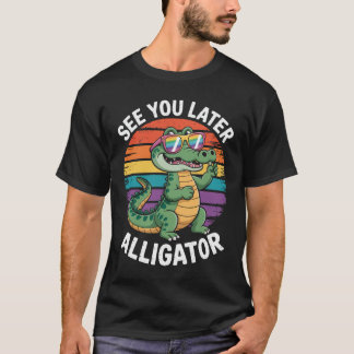 後のアリゲーターゲーター Tシャツ