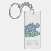 後のアリゲーター キーホルダー (正面左)