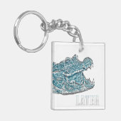 後のアリゲーター キーホルダー (正面左)