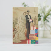 後のウェディングシャワー サンキューカード (スタンド正面)