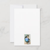 後のウェディングシャワー サンキューカード (裏面)