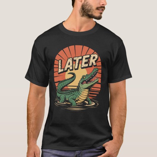 後のゲーターアリゲーター Tシャツ (正面)
