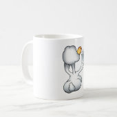 後ろからガチョウ コーヒーマグカップ (正面左)