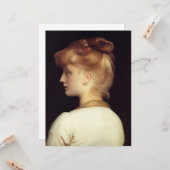 後ろからポートレート(Frederic Leighton著) カード (正面/裏面インサイチュ)