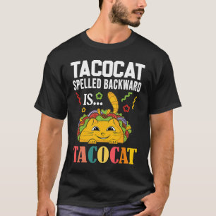 後ろから読むとタコキャット Tacocat キッズ メンズ レディース F Tシャツ