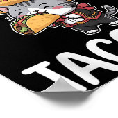後ろから読んでもTacocat ネコとタコ ポスター (角)