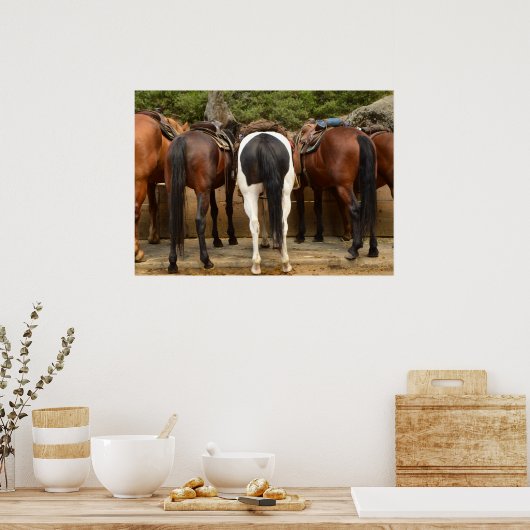 後ろから ポスター (キッチン)